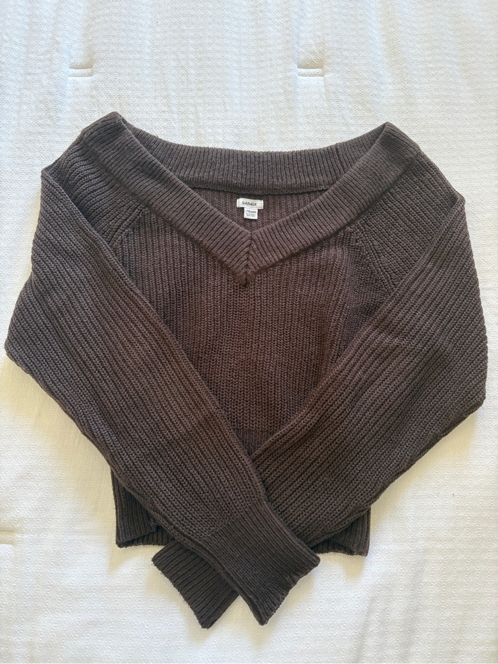 Garage Armadillo Brown Rylie Supersoft V-Neck Top